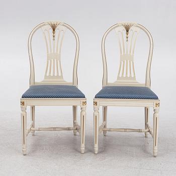 Matgrupp, 11 delar, gustaviansk stil, 1900-talets mitt/andra häflt.