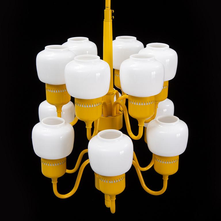 Hans-Agne Jakobsson, chandelier for eleven lights, Markaryd.