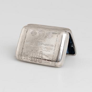 PORTMONNÄ, silver, Ryssland, ca 1900.