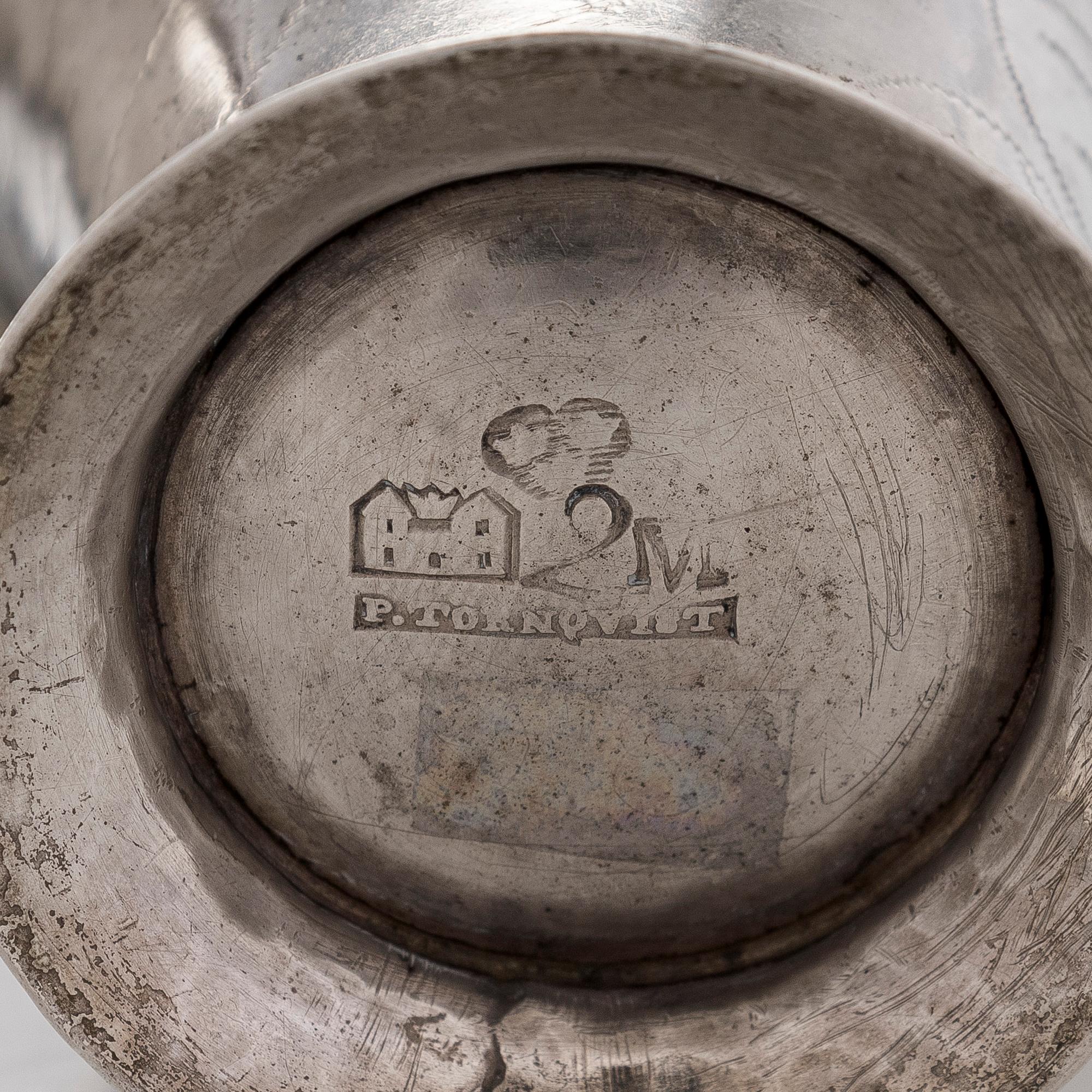 Pikareita, 2 kpl, hopea, Petter Törnqvist, 1794, ja Bengt Christian Tallberg, 1814, Hämeenlinna.