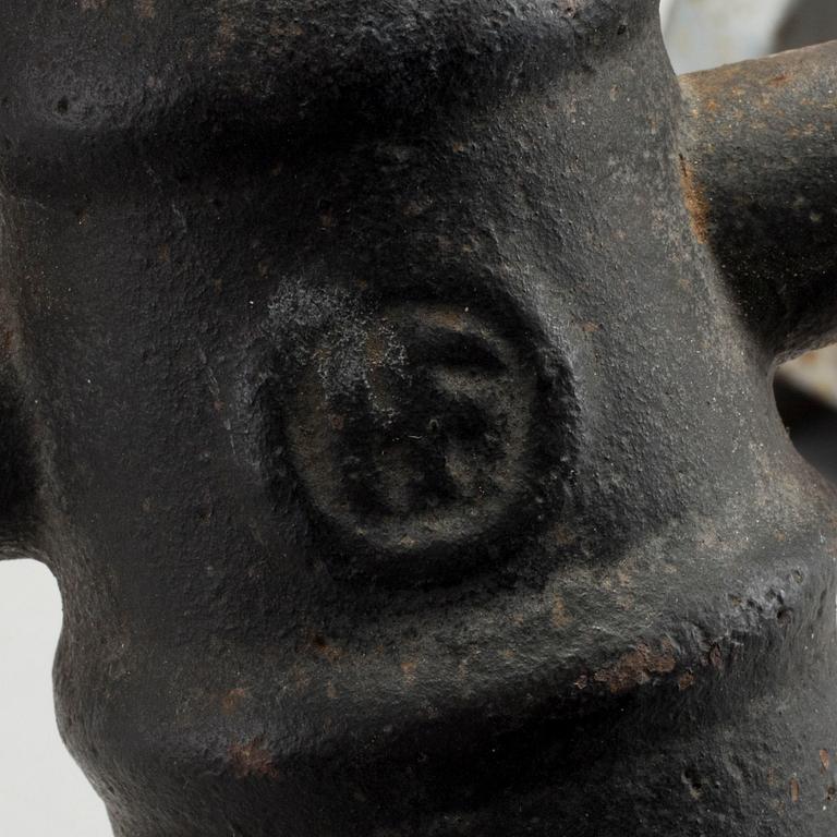 SALUTKANON, gjutjärn, Hälleforsnäs Bruk, 1900-tal.