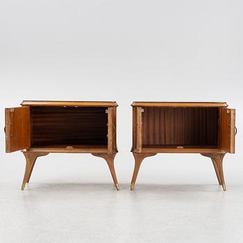 A pair of Mahogany Bedside Tables, mid 20th century.