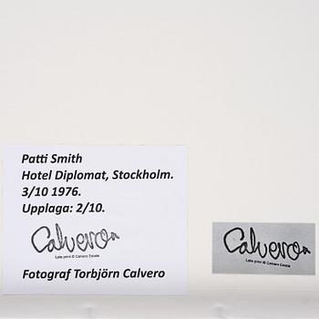 Torbjörn Calvero, "Patti Smith, Stockholm, 3 oktober 1976".