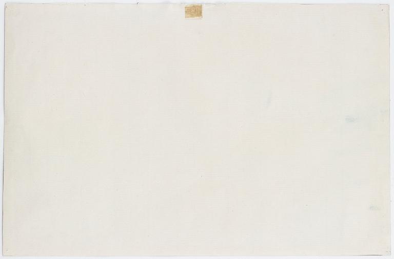 LU PENG (1967-), tusch och färg på siden, 1991.