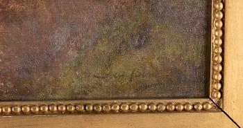 Axel Borg, oil on canvas, signed.