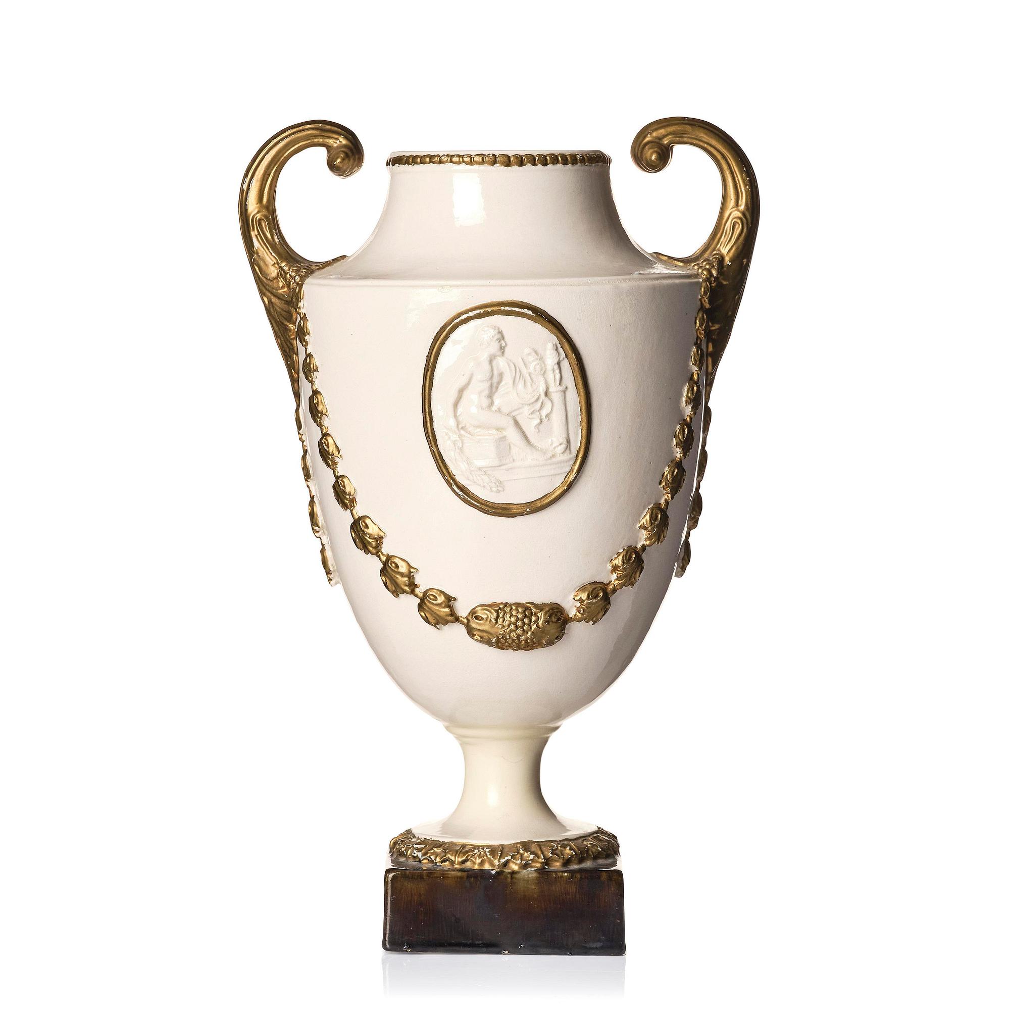 Urna, flintgods, Marieberg, Steens period (1769-1788).