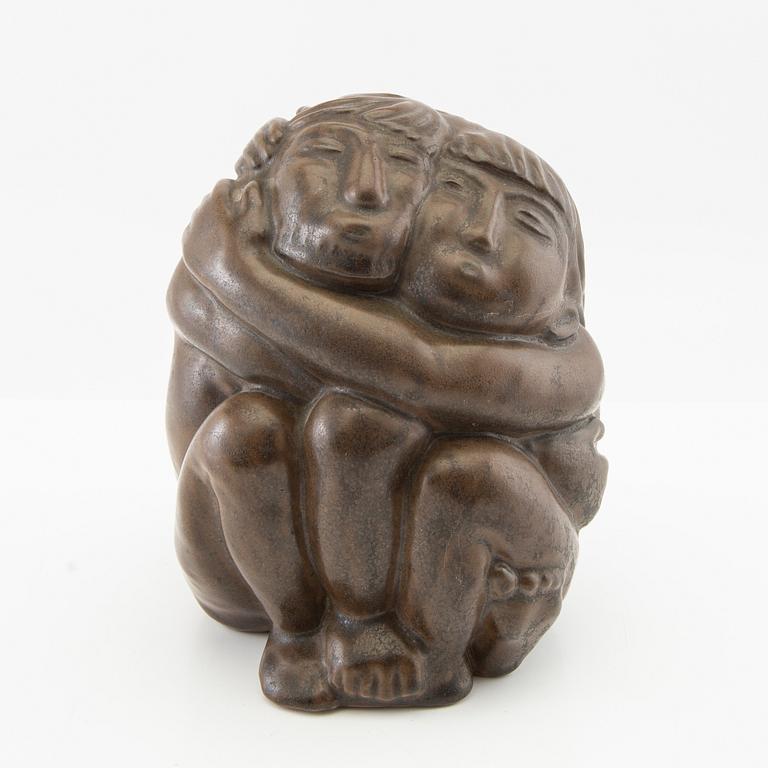 Åke Holm, skulptur signerad stengods.