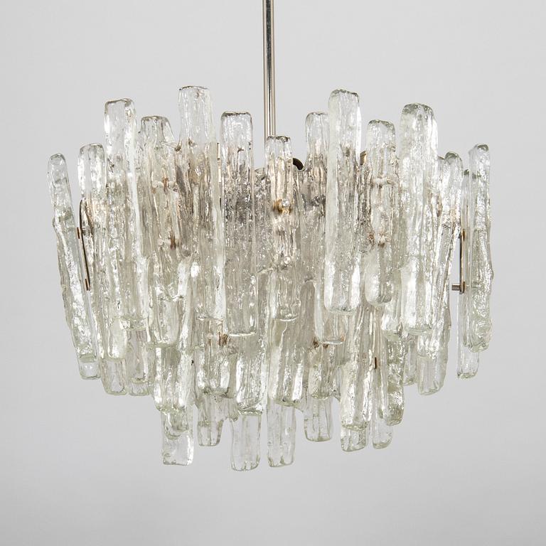 Taklampa, "Ice block chandelier", J.T Design, Kalmar, Österrike, 1960-tal.