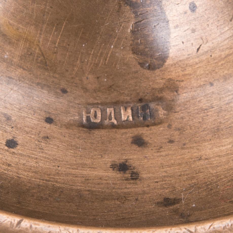 LJUSSTAKAR, 2 par, mässing, Ryssland 1800-talets slut.