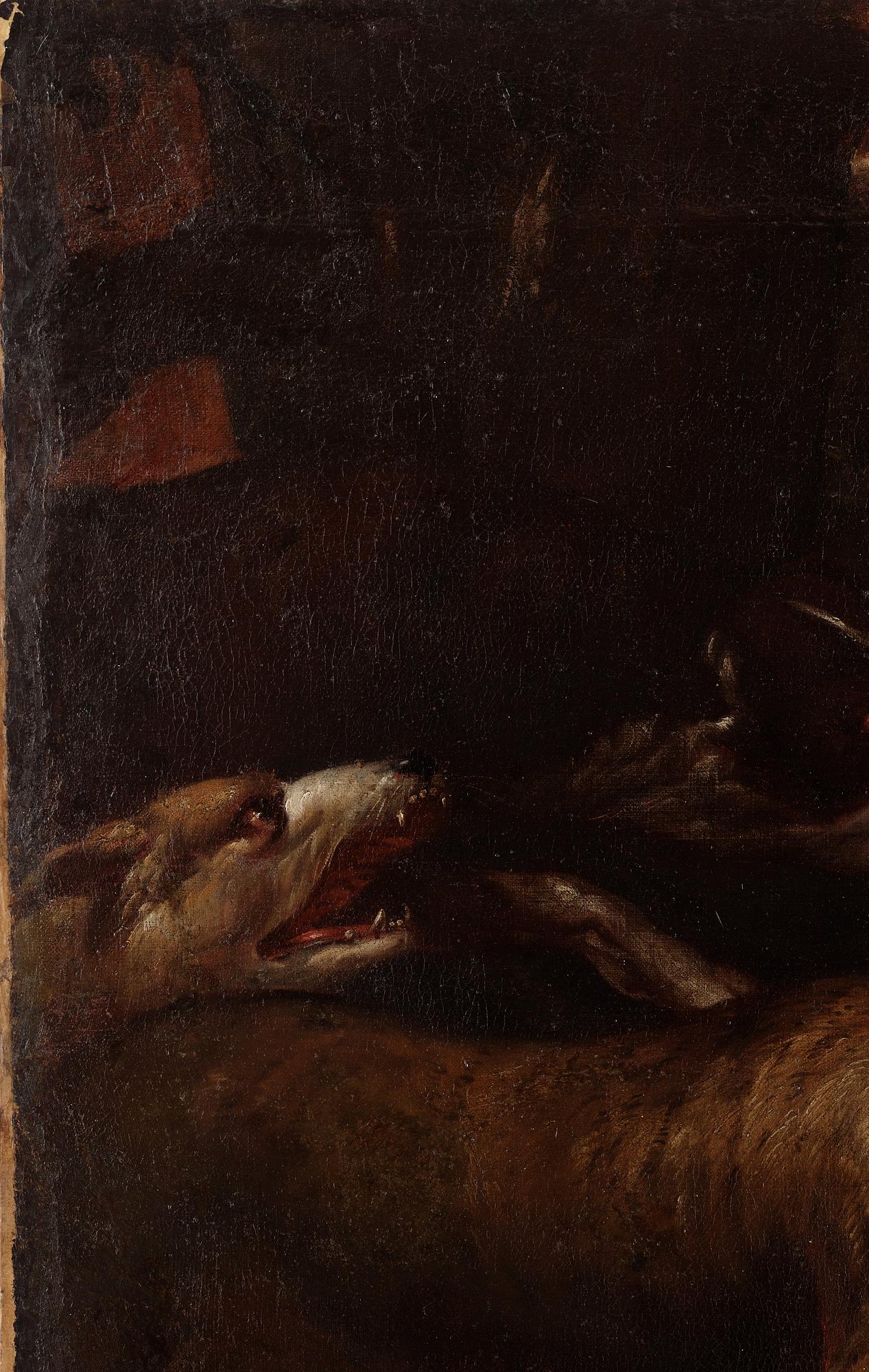 Frans Snyders, hans efterföljd, Björnjakt med hundar.