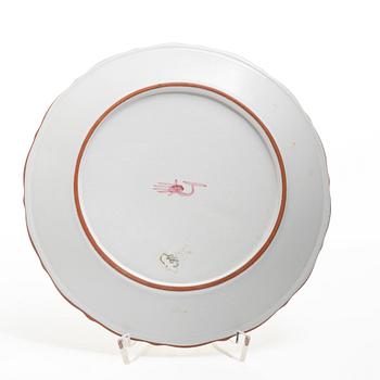Stig Lindberg, Four faience service pieces, Gustavsberg Studio.