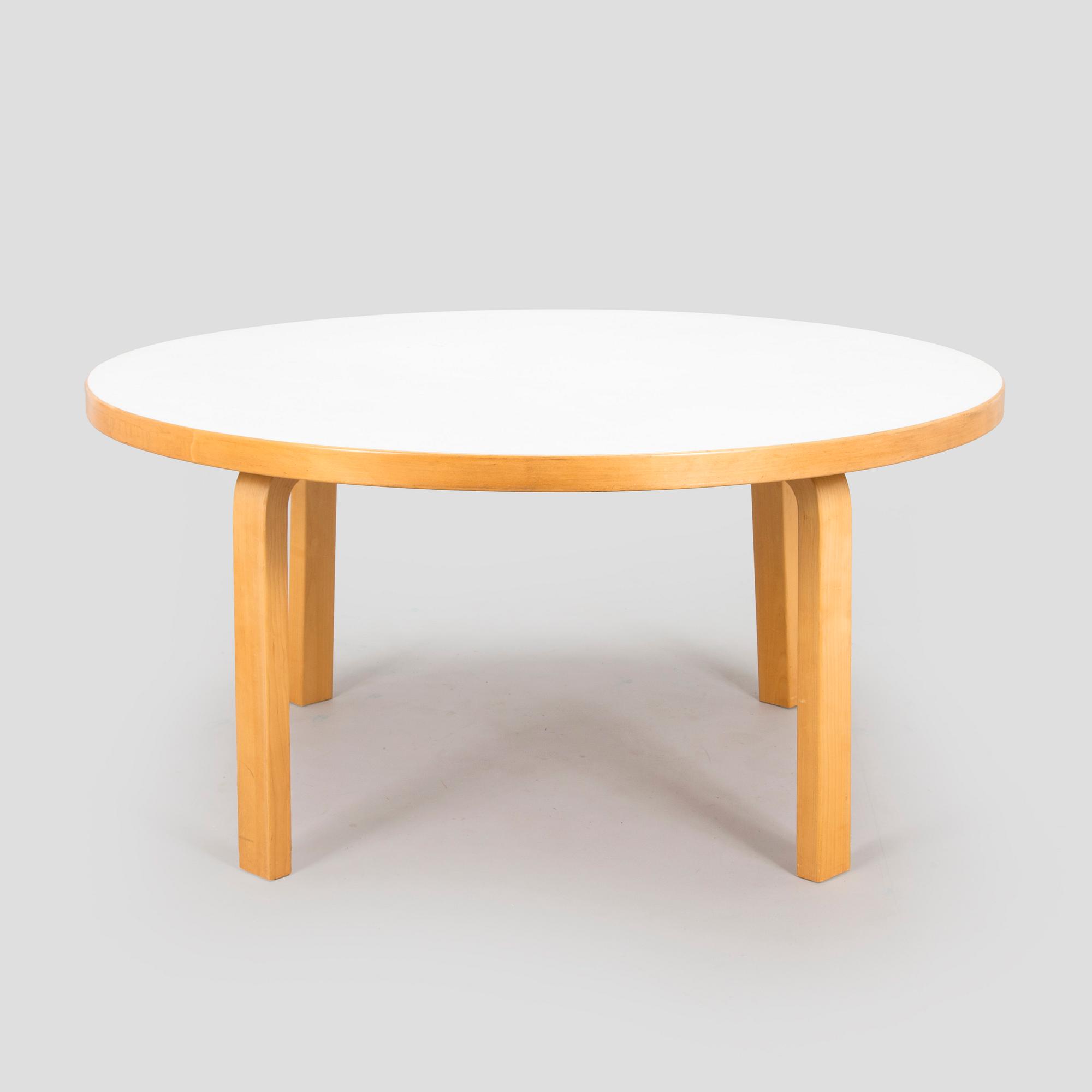 Alvar Aalto, sohvapöytä, malli 91, O.Y Huonekalu- ja Rakennustyötehdas A.B. 1957.