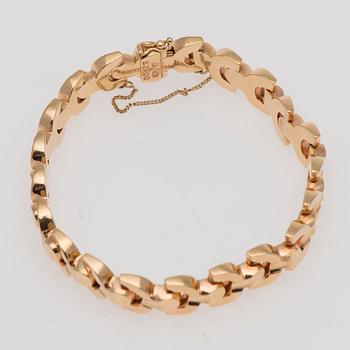 ARMBAND, 18K guld. Vikt 25,1 g.