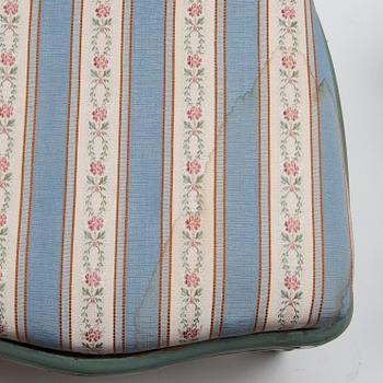 STOLAR, ett par, gustaviansk stil, 1800-tal.