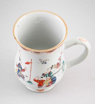 MUGG, porslin, Kina, Qianlong 1736-1795.