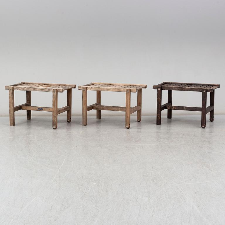 ELSA STACKELBERG, a set of three tables from the second hal of the 20th century.