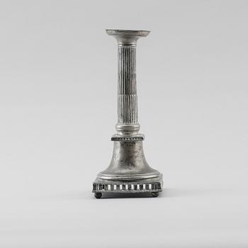 LJUSSTAKE, tenn, sannolikt Justelius, Eksjö omkring år 1800.