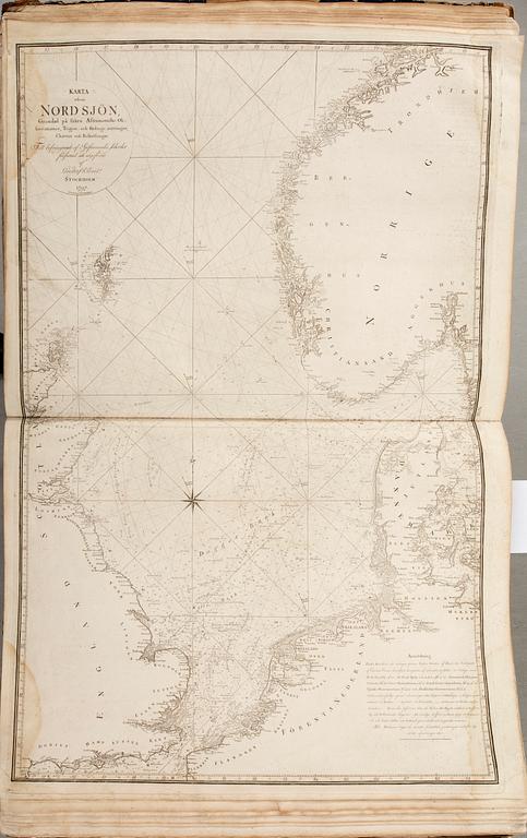 Gustaf af Klint, book, "Sweden's Maritime Atlas", 1797-1815.