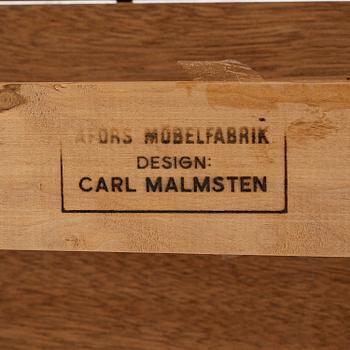Carl Malmsten, a seven-piece dining suite, 'Ambassadör', Åfors Möbelfabrik.