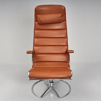 Bruno Mathsson, a "MI 459 Minister", easy chair, Bruno Mathsson International, Sweden post 1986.