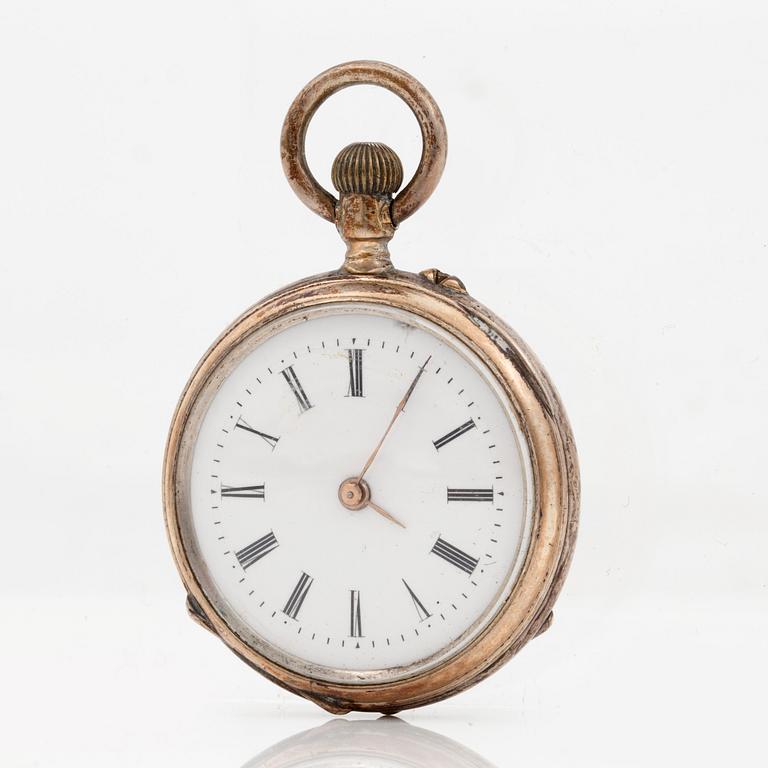 POCKET WATCH, 2 pcs, 2 movements, 1 key,