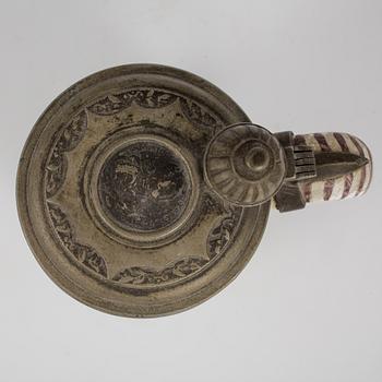 STOP, fajans, sannolikt Tyskland, 1700-talets första hälft.