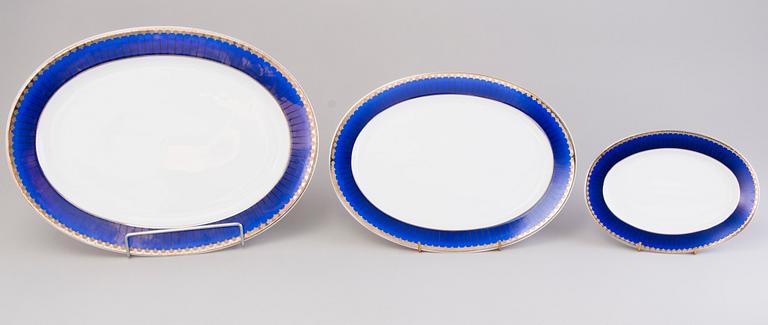 SIGVARD BERNADOTTE, A 58-piece porcelain dinner set, "Christineholm".