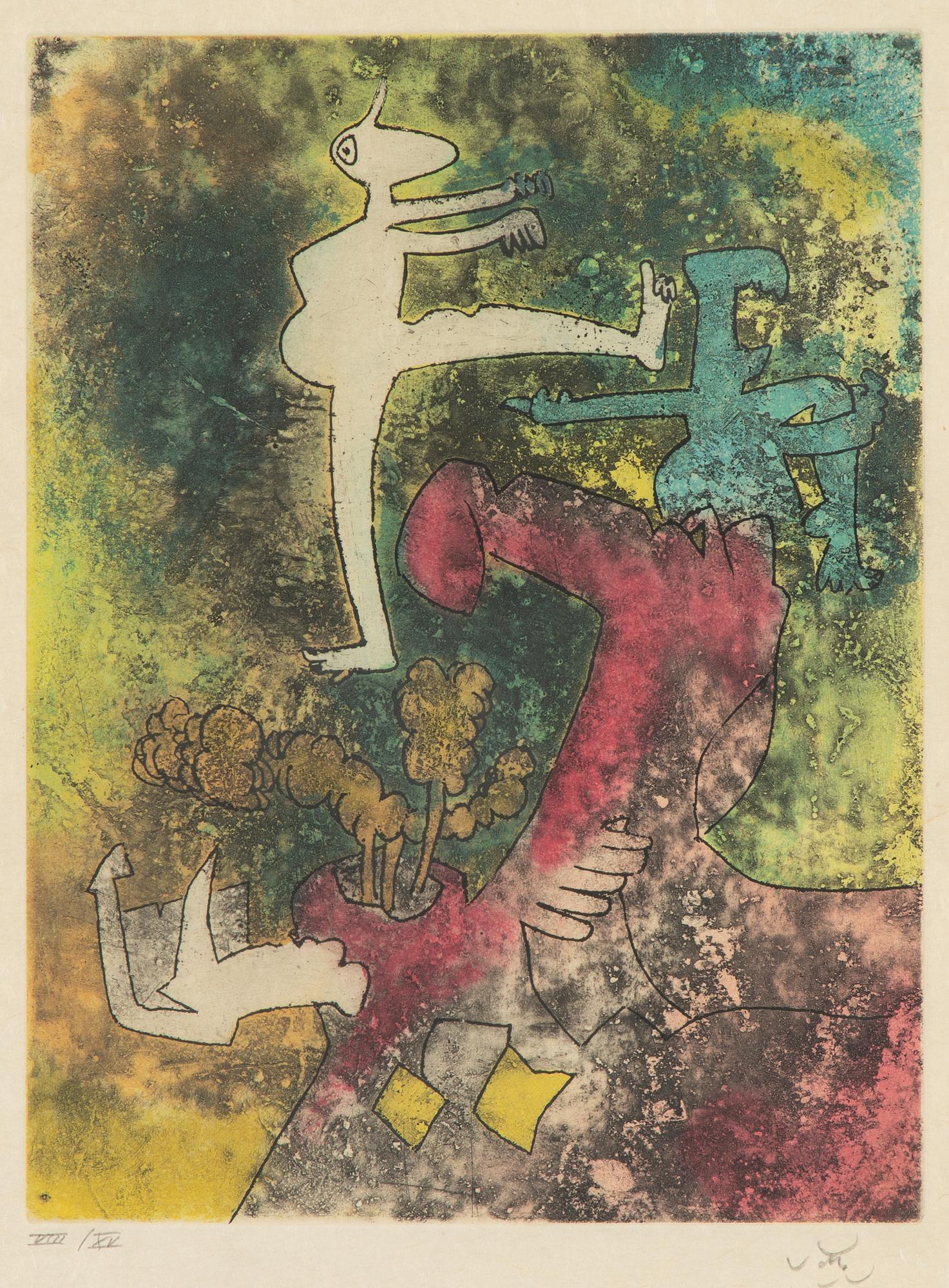 Roberto Matta, From  "Centre Noeuds".