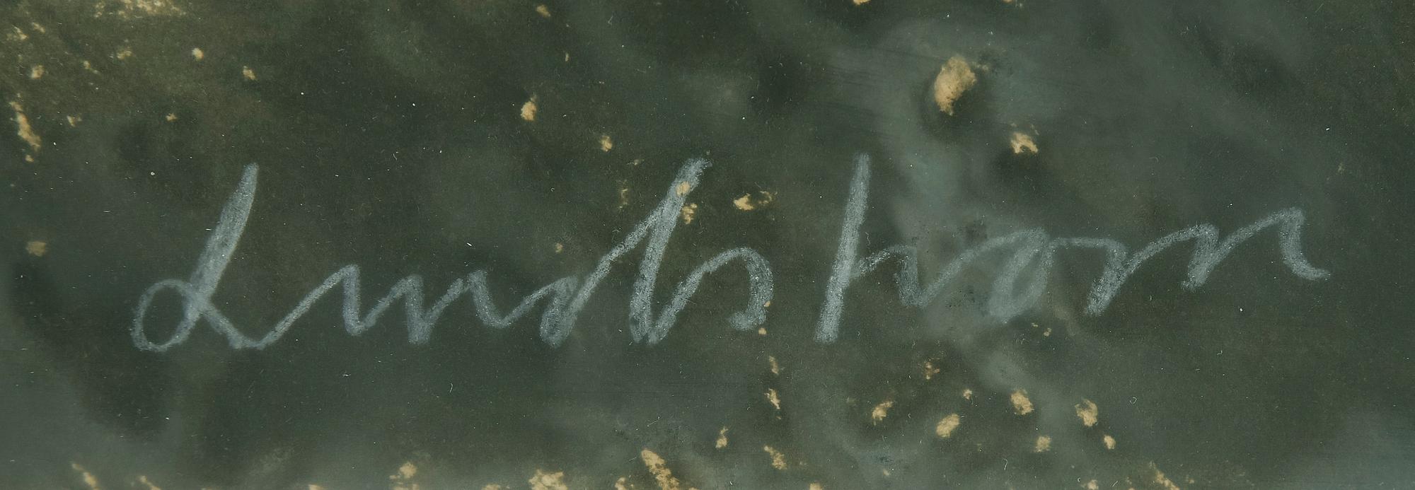 BENGT LINDSTRÖM, carborundum etching, signed 28/90.