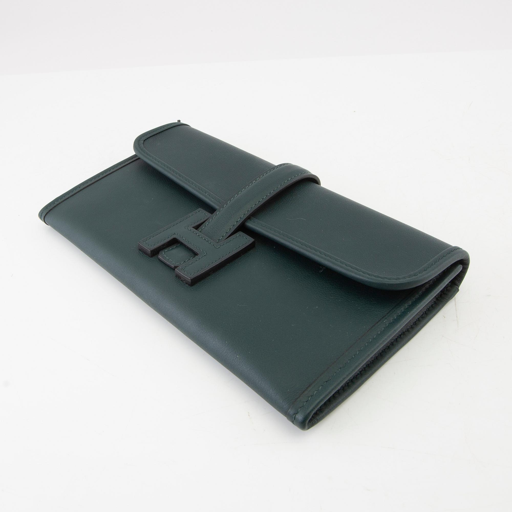 Hermés, wallet, "Portfeuille Jig duo Veau Swift" 2021.