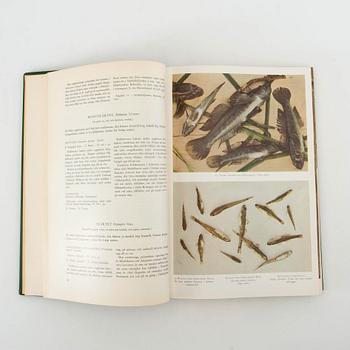 Böcker 3 vol "Fiskar och fiske i Norden" samt "Oss sportfiskare emellan".