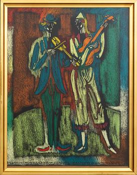 VYTAUTAS KASIULIS, pastel signed.