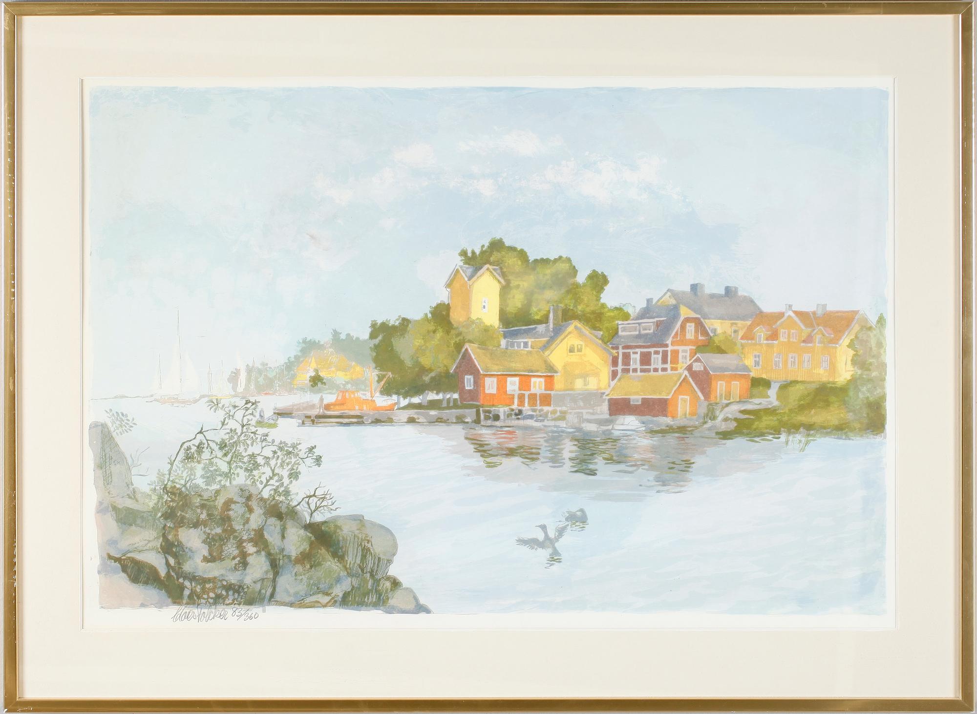 CLAES FOLCKER, färglitografi, signerad, numrerad 83/360.