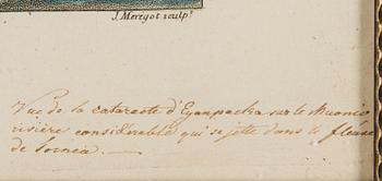 Ur "Voyage Pittoresque de Scandinavia", efter Louis Belanger, Landskap från Muonio.