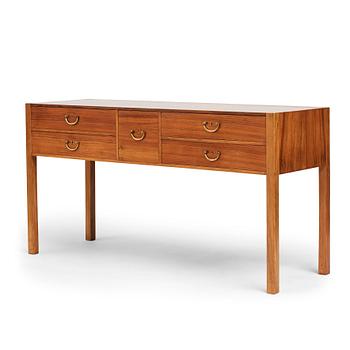 360. Josef Frank, a walnut sideboard, model 598, Svenskt Tenn, Sweden 1950's-60's.