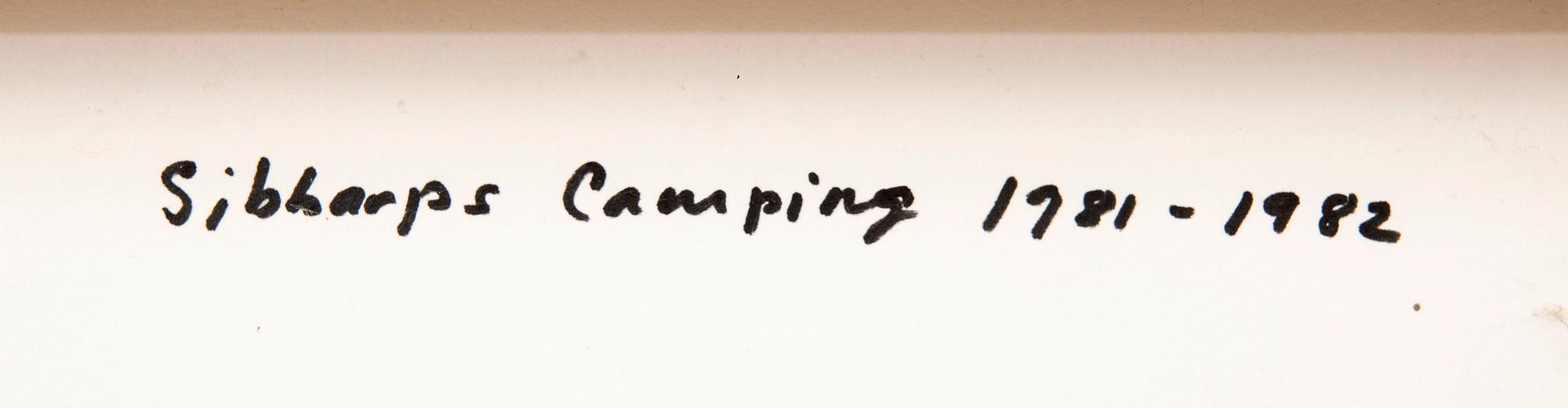 Per Jadéus, "Sibbarbs camping 1981-1982".