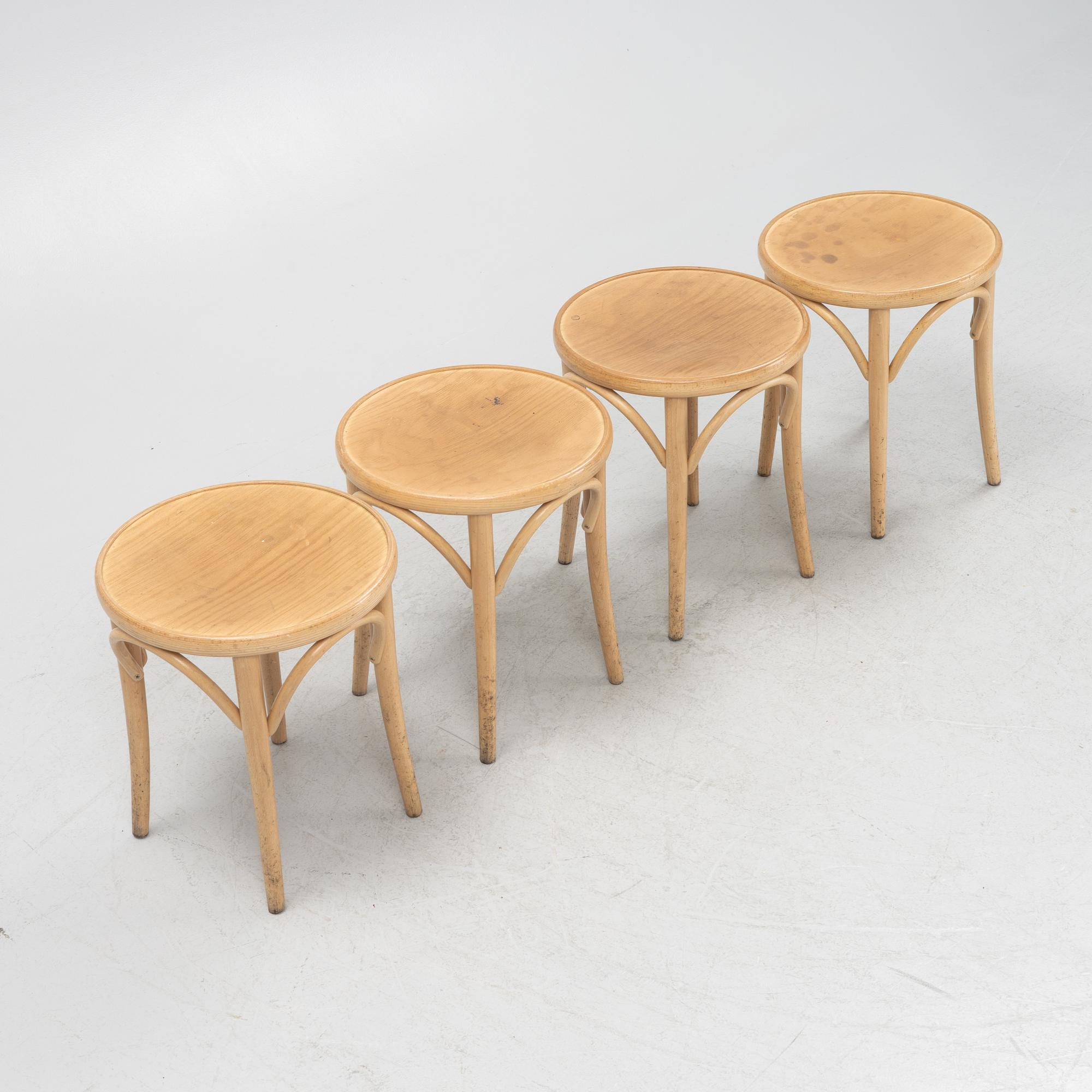 Stools, 4 pcs, "Stool No 60", TON.