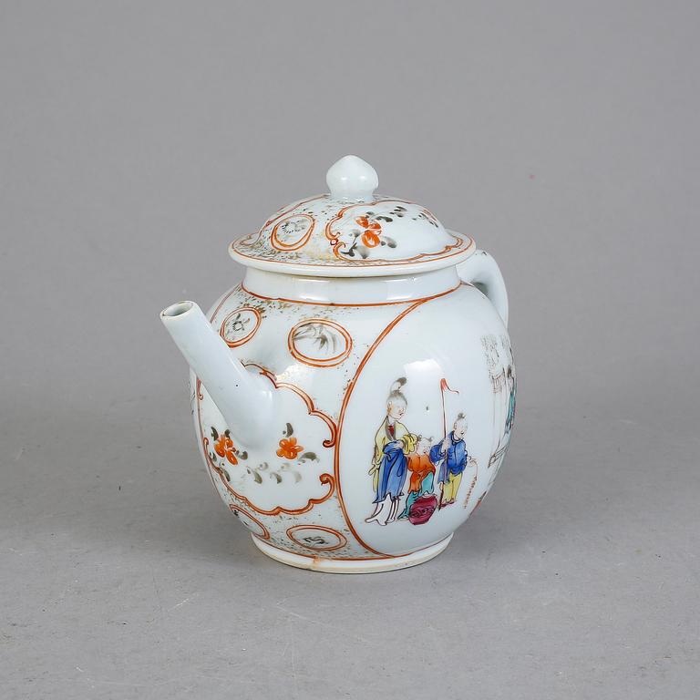 TEKANNA, porslin, Kina, 17/1800-tal.