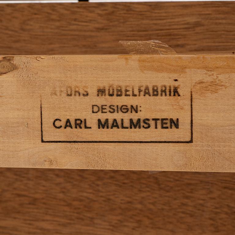 Carl Malmsten, a seven-piece dining suite, 'Ambassadör', Åfors Möbelfabrik.