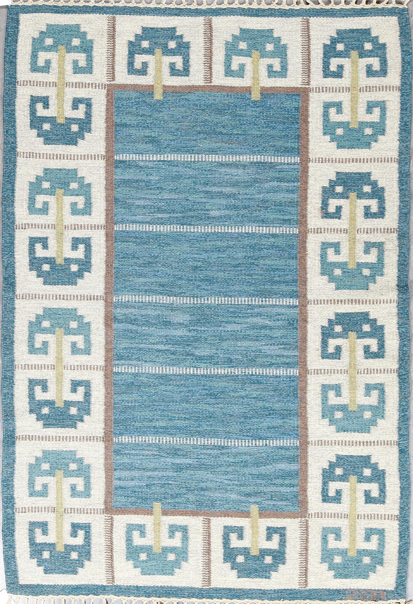 MATTA, rölakan, Anna Greta Sjökvist. Signerad AGS. 1960-tal. Ca 207 x 140 cm.