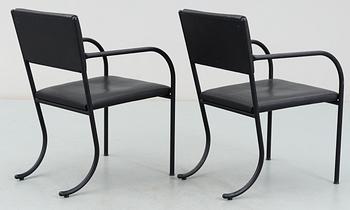 A pair of Jonas Bohlin chairs.