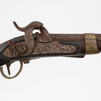 Percussion lock pistol, Swedish, 1845 Navy pattern.
