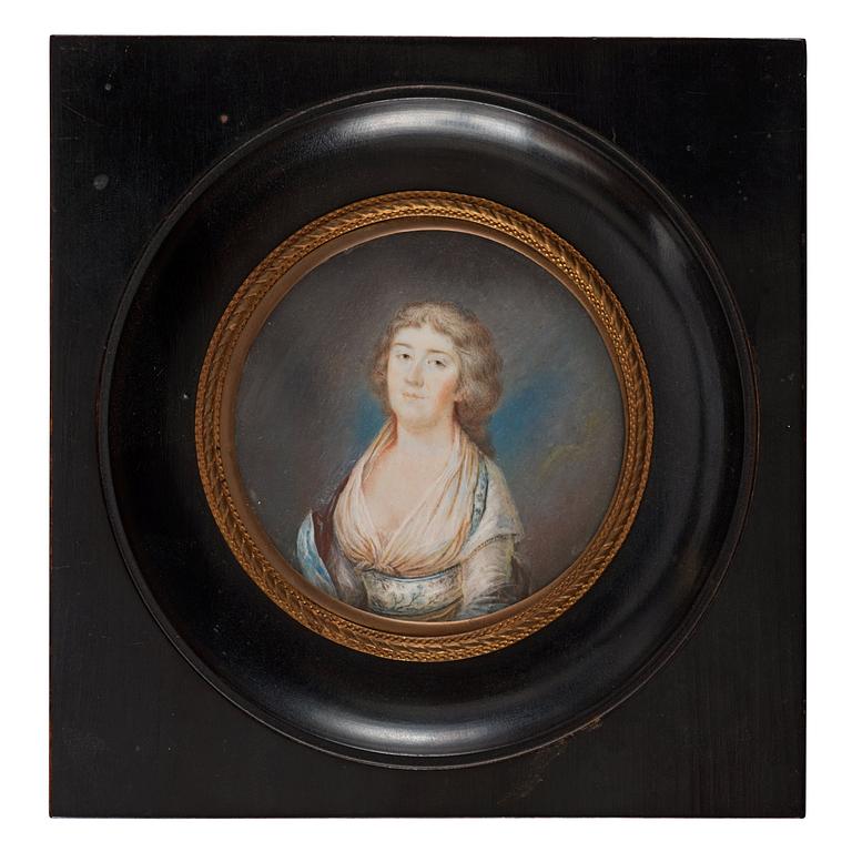 Jacob Axel Gillberg Attributed to, "Hedvig Eleonora Ruuth" born Modée (1774-1823).