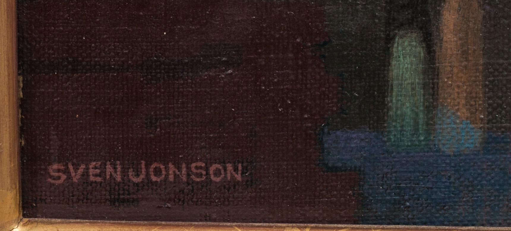 SVEN JONSON, olja på duk, signerad.