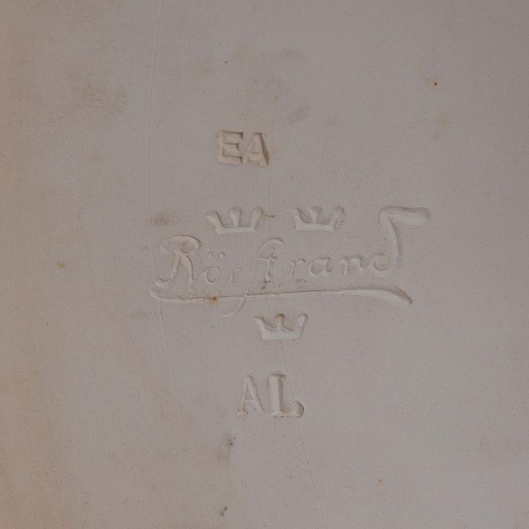 PIEDESTAL /BLOMPELARE, majolika, Rörstrand ca 1900.