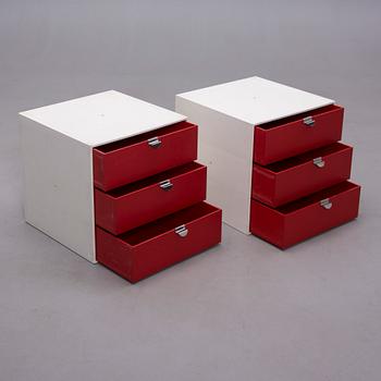 FÖRVARINGSKUBER, 2st, "Palaset Modular Storage Cubes", Ristomatti Ratia, Treston, Finland, 1900-talets slut.