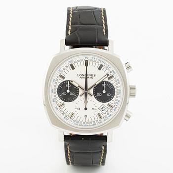 Longines, Heritage 1973, chronograph, wristwatch, 40 mm.