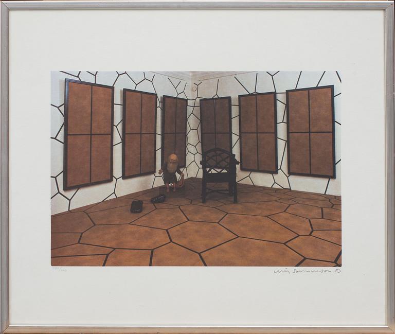 ULRIK SAMUELSON, offsetlitografi, signerad, numrerad 130/360 och daterad- 83.