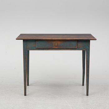A first half of the 19th century painted writing desk.