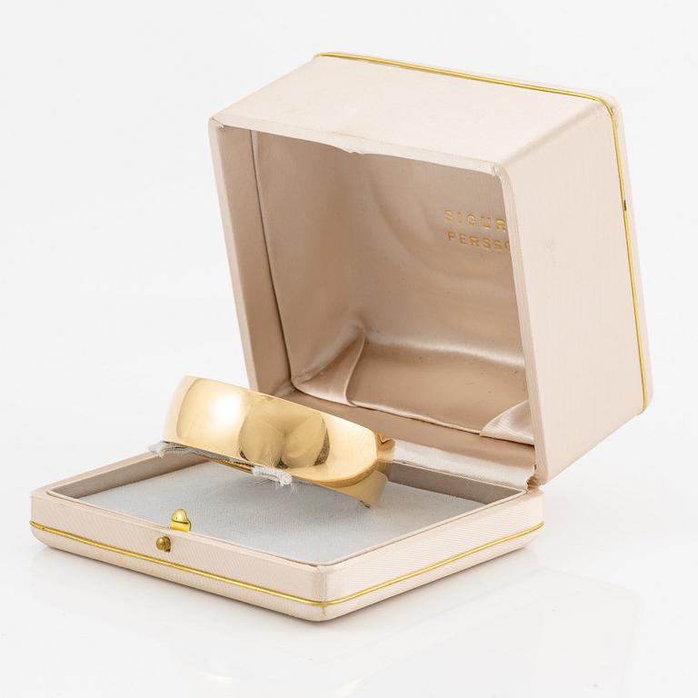 Sigurd Persson, a bangle, 18K gold, Stockholm 1973.